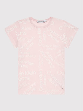 Calvin Klein Jeans Calvin Klein Jeans T-shirt Stacked logo IG0IG01352 Rosa Regular Fit
