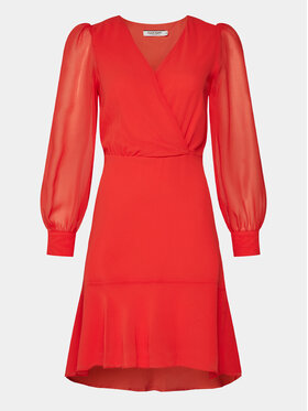 NAF NAF NAF NAF Coctailkleid YHNR19 Rot Regular Fit