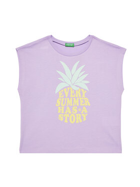 United Colors Of Benetton United Colors Of Benetton Top 3JERC10PB Ljubičasta Regular Fit