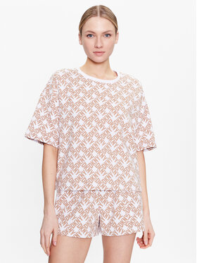 DKNY DKNY Pizsama felső YI2422654 Bézs Relaxed Fit