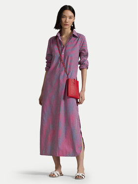 Polo Ralph Lauren Polo Ralph Lauren Rochie tip cămașă 211959914002 Violet Regular Fit