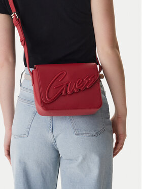 Guess Guess Torebka J3YZ32 WG730 Czerwony
