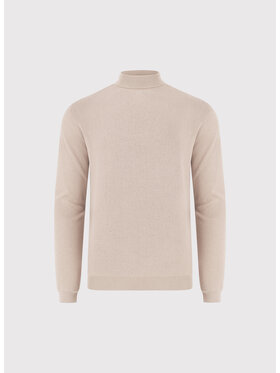 Pako Lorente Pako Lorente Sweter P26WN-2X-009 Beżowy Regular Fit