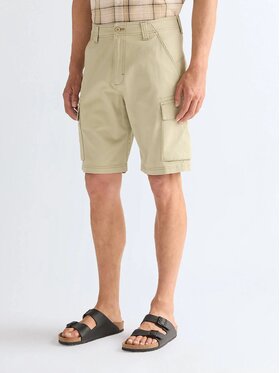 Wrangler Wrangler Szorty materiałowe PK CARGO SHORT Beżowy Straight Fit