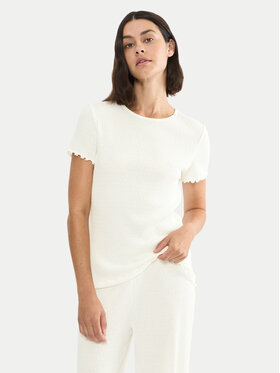 Triumph Triumph Μπλούζα πιτζάμας Mix & Match 10227214 Λευκό Regular Fit