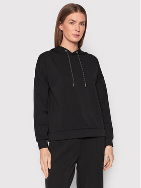 Femilet by Chantelle Femilet by Chantelle Majica dugih rukava Elle FN9520 Crna Relaxed Fit