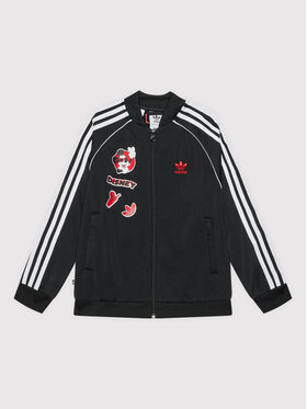 adidas adidas Суитшърт Disney Mickey And Friends HF7577 Черен Regular Fit