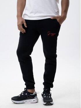 Jigga Wear Jigga Wear Spodnie dresowe Spodnie Dresowe Męskie Czarne Jigga Wear Tag XL Czarny Regular Fit