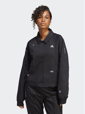adidas adidas Bluză Track Top with Healing Crystals Inspired Graphics IC0800 Negru Loose Fit