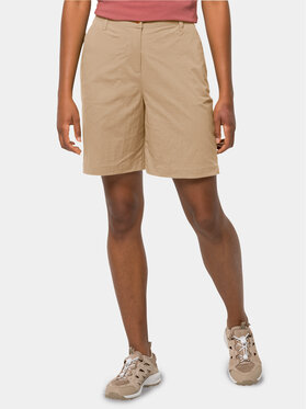 Jack Wolfskin Jack Wolfskin Шорти от плат Desert 1505312 Бежов Relaxed Fit