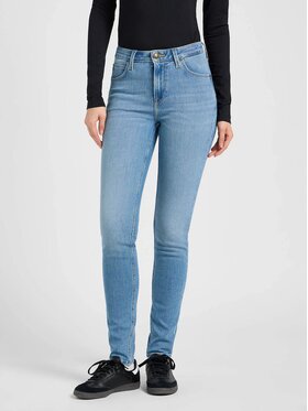 Lee Lee Jeansy SCARLETT HIGH Niebieski Skinny Fit