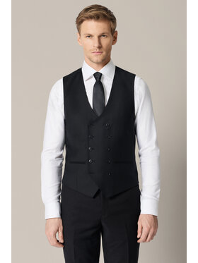 Lancerto Lancerto Kamizelka Boria KA073126000010 Czarny Regular Fit