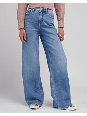 Lee Lee Jeansy STELLA Niebieski Wide Leg