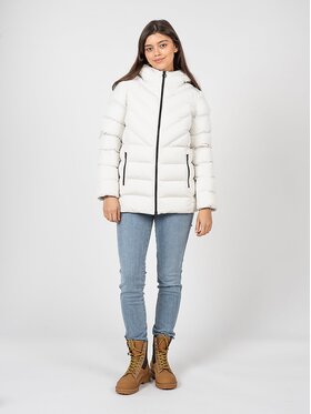Geox Geox Kurtka przejściowa W2628P T2506 Biały Regular Fit