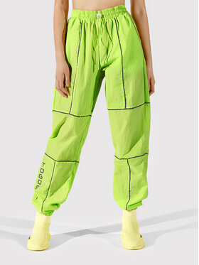 Togoshi Togoshi Текстилни панталони TG22-SPD003 Зелен Oversize