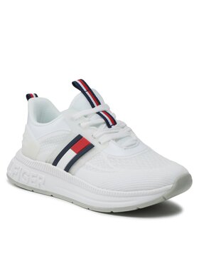Tommy Hilfiger Tommy Hilfiger Tenisice Flag Low Cut Lace-Up T3A9-32747-0308100 S Bijela