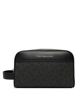 Tommy Hilfiger Tommy Hilfiger Kosmetický kufřík Th Flag Monogram Washbag AM0AM14298 Černá