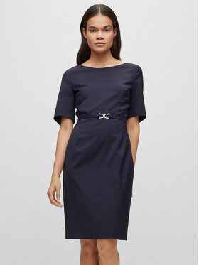 BOSS Boss Kleid für den Alltag Daleah 50490041 Dunkelblau Slim Fit