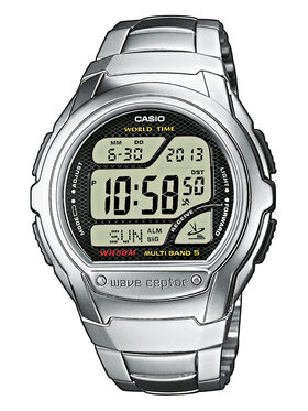 Casio Casio Zegarek WV-58RD-1AEF Srebrny