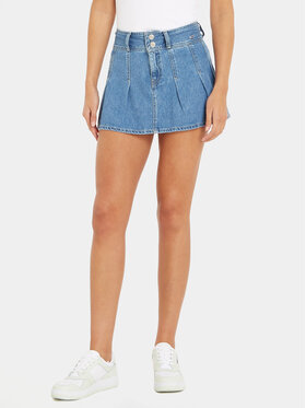 Tommy Jeans Tommy Jeans Spódnica jeansowa DW0DW16177 Granatowy Regular Fit