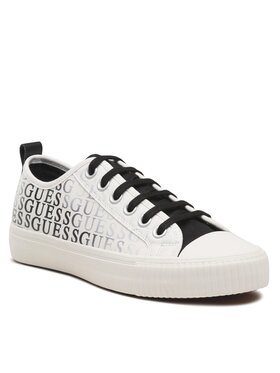 Guess Guess Trampki New Winners Low FM6NWL FAL12 Biały