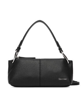 Calvin Klein Calvin Klein Handtasche Slouchy Leather Small Conv Bag LV04F3659G Schwarz