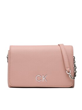 Calvin Klein Calvin Klein Torebka Re-Lock Shoulder Bag W/Flap K60K610455 Różowy
