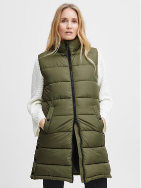 Fransa Fransa Bodywarmer 20612165 Khakifarben Regular Fit