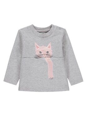 Kanz Kanz Bluza 2042117-8095 Szary Basic Fit
