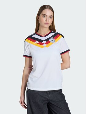 adidas adidas Koszulka techniczna Germany 26 Home Jersey Biały Regular Fit