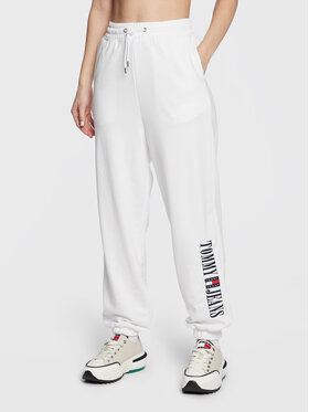 Tommy Jeans Tommy Jeans Pantalon jogging Archive DW0DW14994 Blanc Relaxed Fit