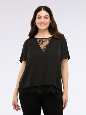 Fiorella Rubino Fiorella Rubino Bluzka 2805T002319N033 Czarny Regular Fit