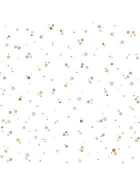 Dekornik Dekornik Tapeta SIMPLE dots minimini cinnamon Różowy