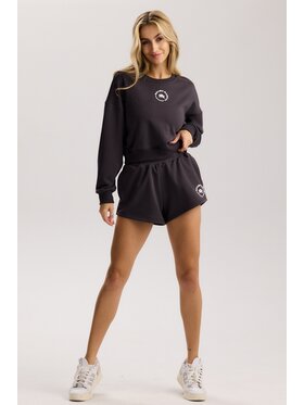 ROUGH RADICAL ROUGH RADICAL Bluza COTTON ACTIVE CROP WOMEN Szary Regular Fit