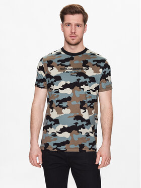 KARL LAGERFELD KARL LAGERFELD Tričko 755039 532225 Farebná Regular Fit