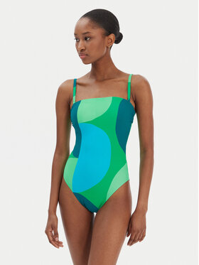 Seafolly Seafolly Strój kąpielowy Sorrento 11117DD277 Zielony