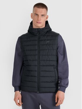 4F 4F Gilet 4FWAW25TVJAM225-20S Nero Regular Fit