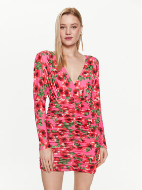Kontatto Kontatto Coctailkleid MG5004 Rosa Slim Fit