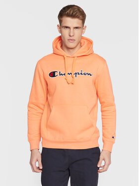 Champion Champion Mikina Script Logo Embroidery 217858 Oranžová Regular Fit