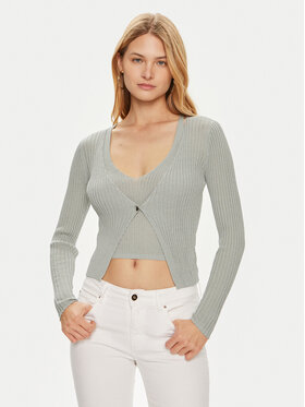 Guess Guess Svetr W4YR37 Z3G32 Zelená Regular Fit