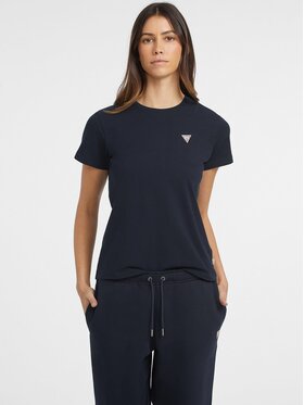 Guess Jeans Guess Jeans T-Shirt 165653 Modrá Classic Fit