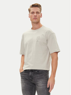 BOSS Футболка Te_Voyage 50546370 Бежевий Relaxed Fit