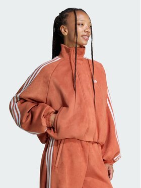 adidas adidas Kurtka anorak 171035 Pomarańczowy Loose Fit