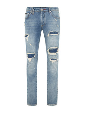 PHILIPP PLEIN PHILIPP PLEIN Jeansy 22165 Błękitny Straight Leg