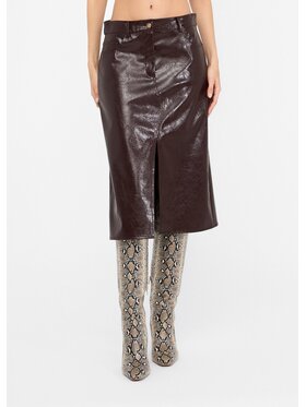 Liu Jo Liu Jo Spódnica midi UF5232E1038X0722 Brązowy Regular Fit