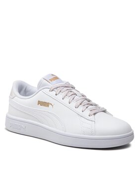 Puma Puma Sneakersy Smash v2 Metallics Jr 386197 01 Biały