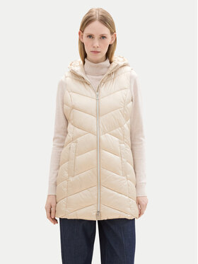Tom Tailor Tom Tailor Bodywarmer 1041490 Écru Slim Fit