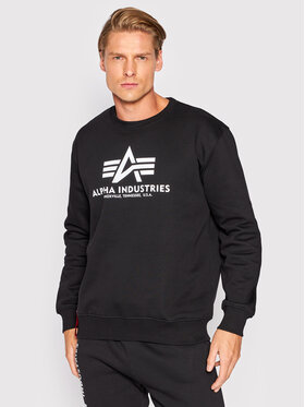Alpha Industries Alpha Industries Bluză Reflective Print 178302RP Negru Regular Fit