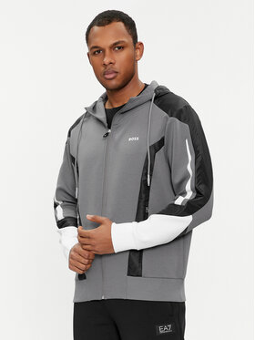 BOSS Boss Суитшърт Saggon 50504895 Сив Relaxed Fit