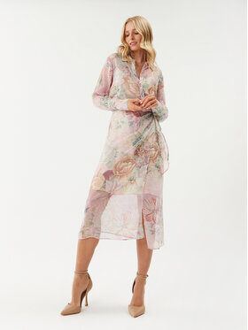 Guess Guess Рокля тип риза W3RK18 WDW52 Цветен Regular Fit